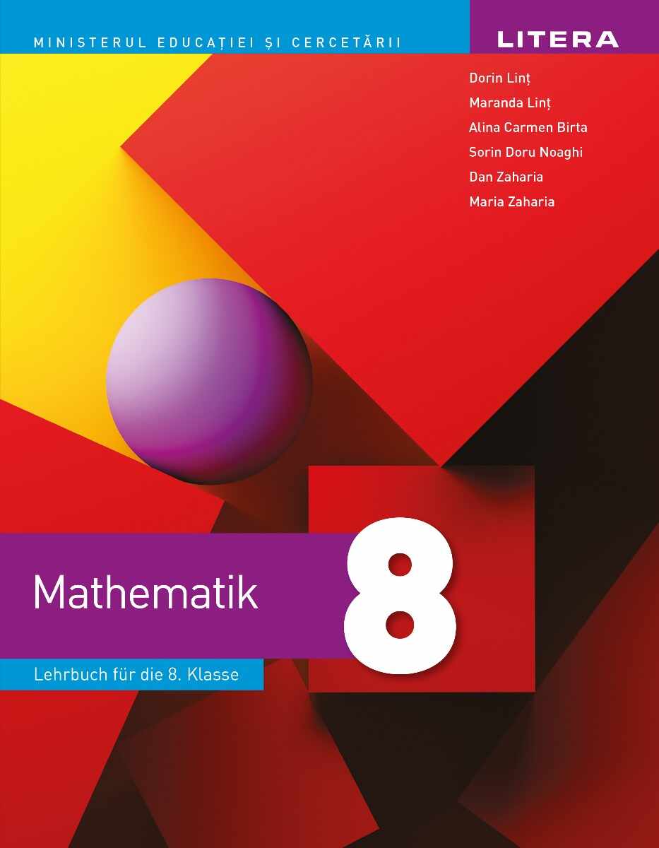 Matematică. Manual în limba germană. Clasa a VIII-a