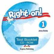 Curs engleza Right on! 1 Test Booklet CD-ROM - Jenny Dooley