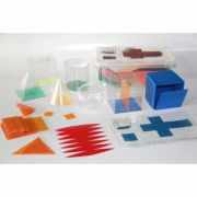 Set 6 corpuri geometrice - forme desfasurate din plastic