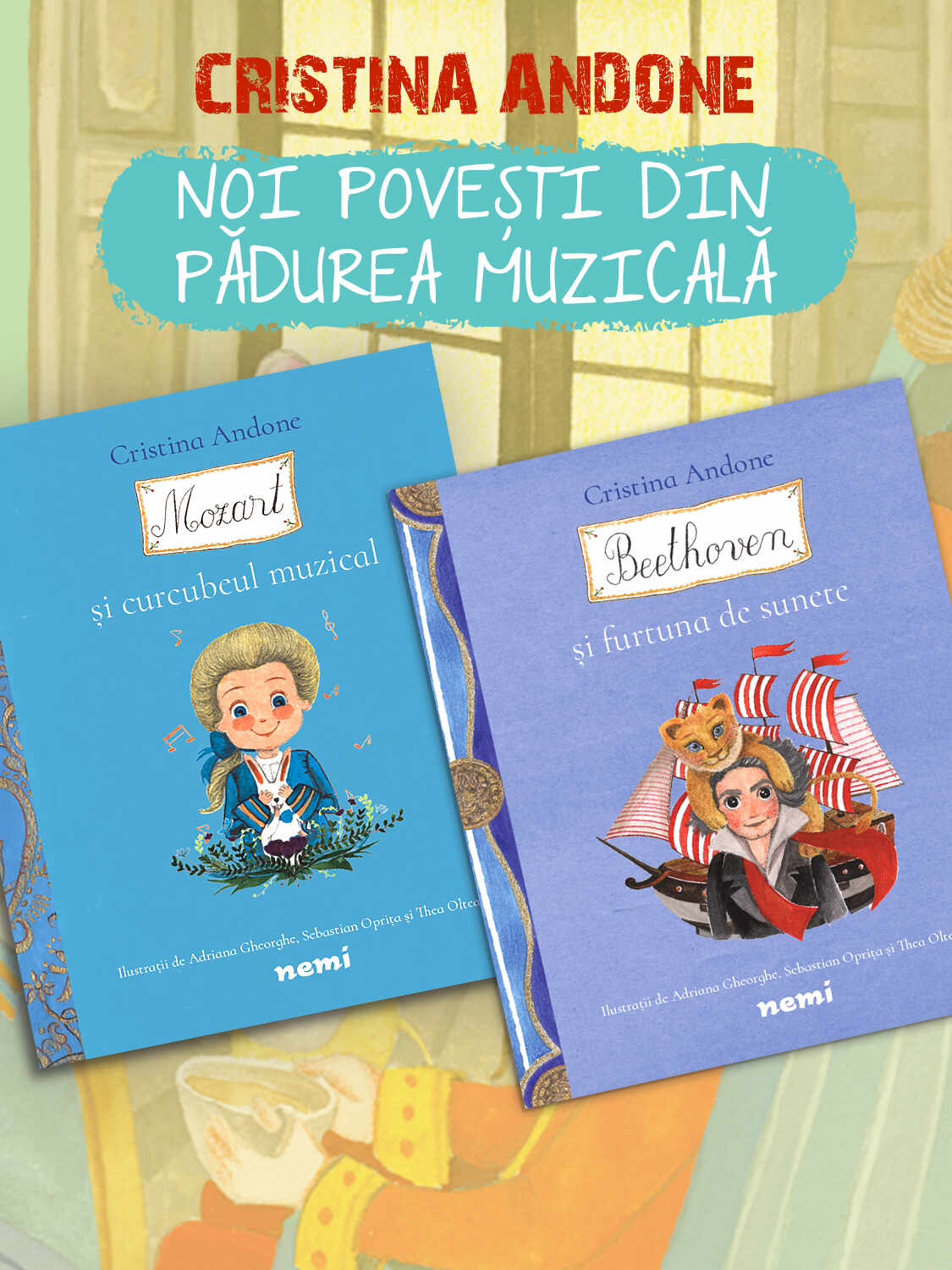 Pachet Povești din Pădurea Muzicală 2 vol. ed. 2020