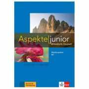 Aspekte junior B2, Medienpaket (4 Audio-CDs + Video-DVD). Mittelstufe Deutsch - Ute Koithan, Helen Schmitz, Tanja Sieber