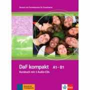 DaF kompakt A1-B1, Deutsch als Fremdsprache für Erwachsene. Kursbuch mit 3 Audio-CDs - Birgit Braun, Margit Doubek