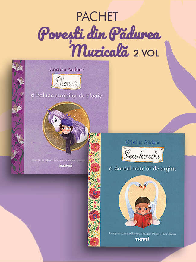 Pachet Povești din Pădurea Muzicală 2 vol. ed. 2021