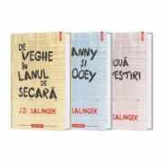 Pachet format din 3 carti De veghe in lanul de secara, Noua povestiri de Autorul J. D. Salinger