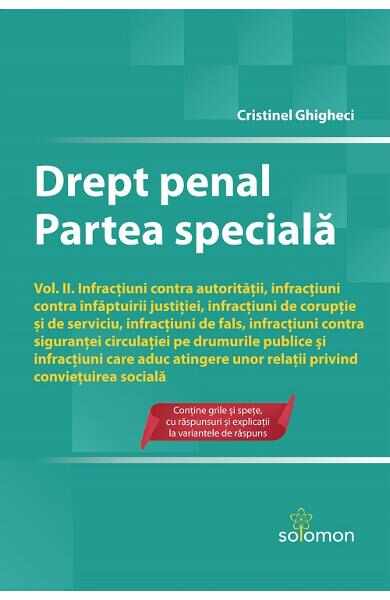 Drept penal. Partea speciala Vol.2 - Cristinel Ghigheci