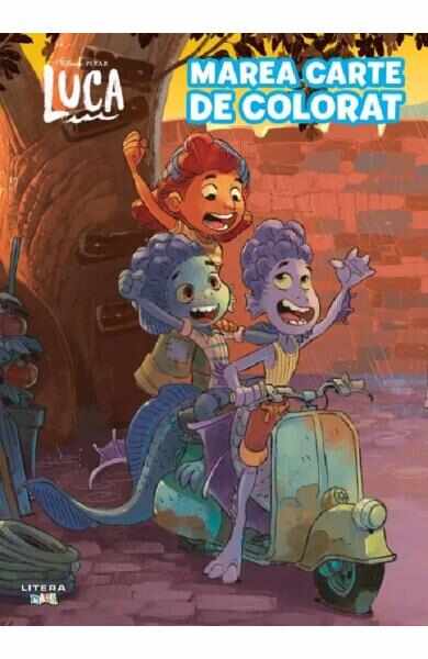 Disney Pixar: Luca. Marea carte de colorat