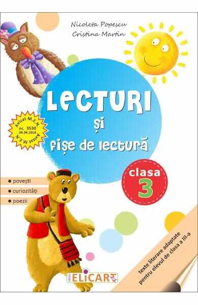 Lecturi si fise de lectura - Clasa 3 - Nicoleta Popescu, Cristina Martin