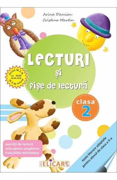 Lecturi si fise de lectura - Clasa 2 - Arina Damian, Cristina Martin