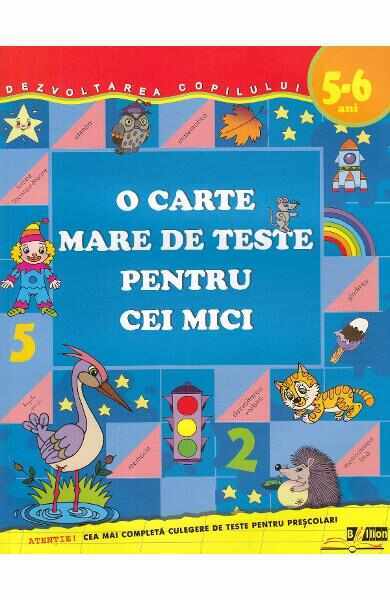 O carte mare de teste pentru cei mici 5-6 ani - S.E. Gavrina