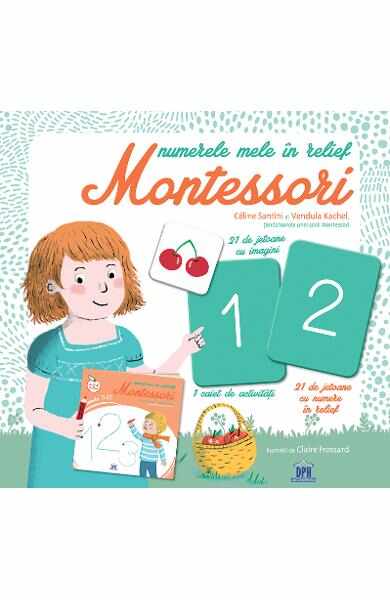 Numerele mele in relief. Montessori - Celine Santini, Vendula Kachel