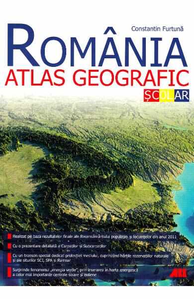 Romania. Atlas scolar - Constantin Furtuna