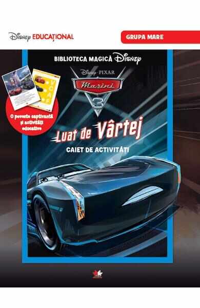 Disney Pixar Masini - Luat de Vartej - Caiet de activitati. Grupa mare