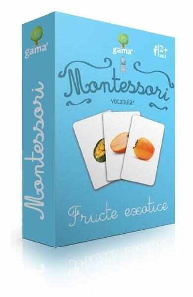 Montessori - Vocabular: Fructe exotice