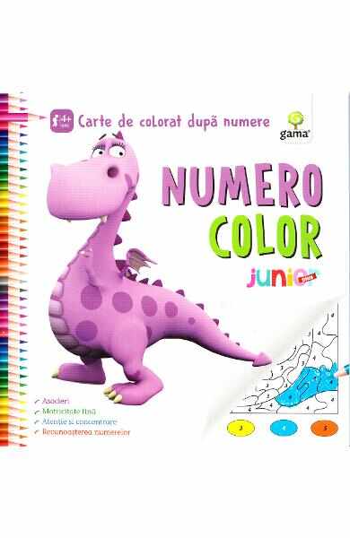 Numero Color Junior Plus - Carte de colorat dupa numere