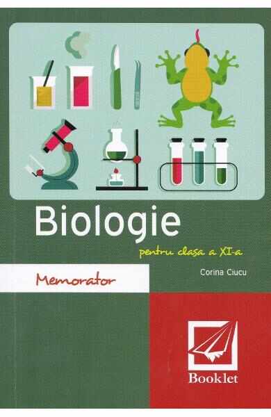 Memorator de biologie - Clasa 11 - Corina Ciucu