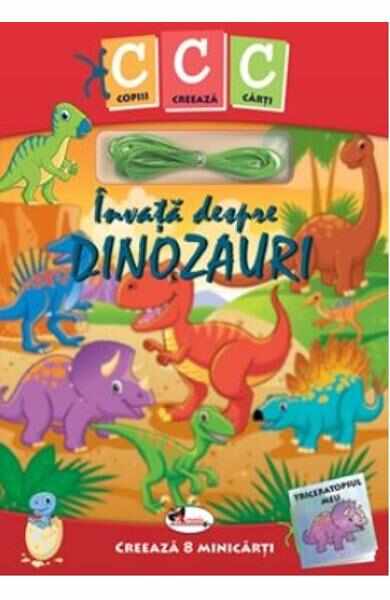 Copiii creeaza carti: Invata despre dinozauri