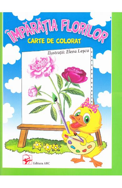 Imparatia Florilor. Carte de colorat - Elena Lescu