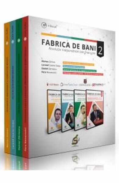 4 DVD Fabrica de bani Vol.2 - Marius Simion, Lorand Soares Szasz, Daniel Zarnescu, Pera Novacovici