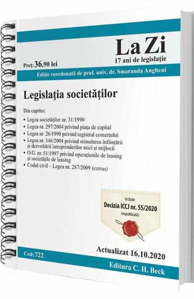 Legislatia societatilor Act.16.10.2020