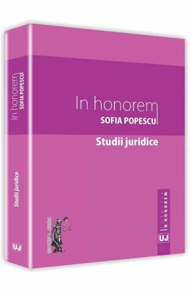 In honorem Sofia Popescu - Studii juridice