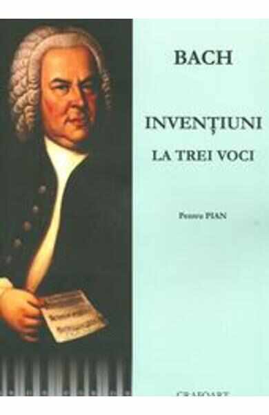 Inventiuni la trei voci pentru pian - Bach + CD