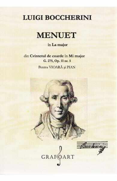 Menuet in La major pentru vioara si pian - Luigi Boccherini