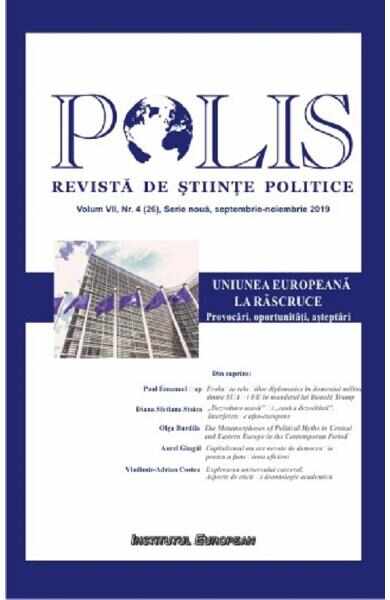 Polis Nol.7 Nr.4 (26). Serie noua. Septembrie-noiembrie 2019. Revista de stiinte politice