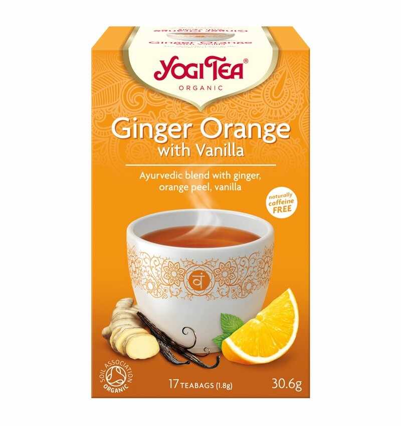 Ceai BIO - Ginger Orange with Vanilla, 30.6 g | Yogi Tea