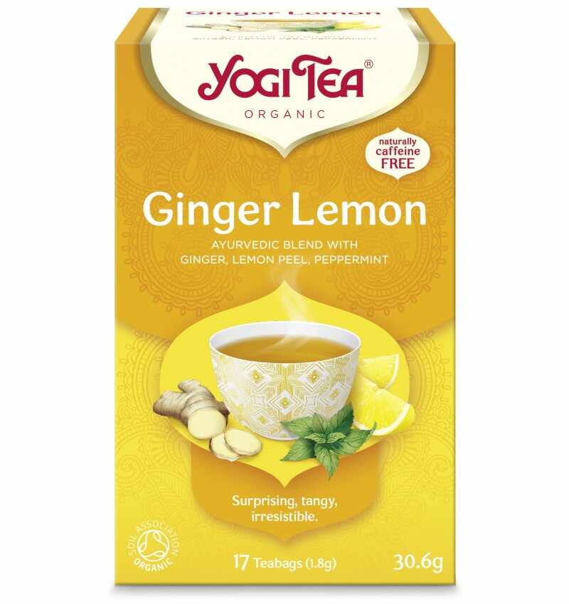 Ceai BIO - Ginger Lemon, 30.6 g | Yogi Tea