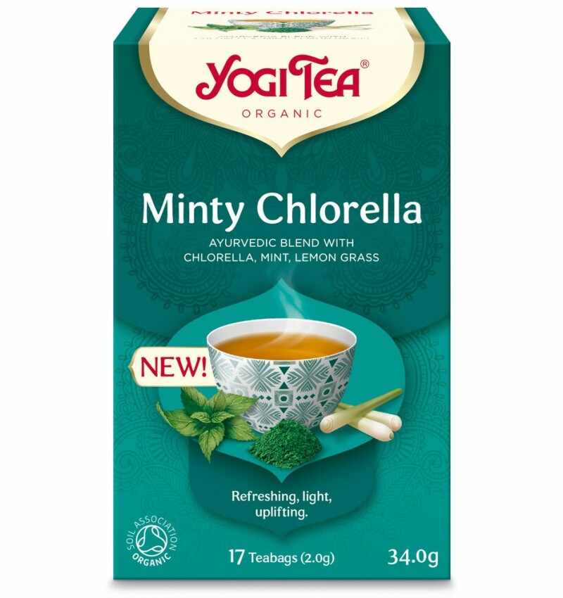 Ceai BIO - Minty Chlorella, 34 g | Yogi Tea