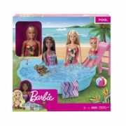 Set papusa Barbie cu piscina, Barbie