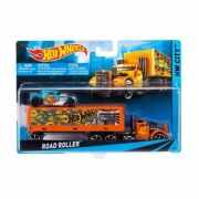 Camion si masina Road Roller, Hot Wheels