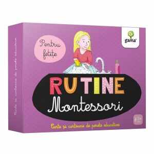 Rutine Montessori pentru fetite. Carte si cartoane de perete educative