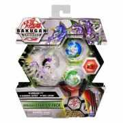 Figurine Bakugan Starter Pack Trox, Hydorous si Howlkor Ultra, S2, Spin Master