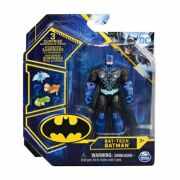 Figurina Batman, Bat-Tech articulata cu 3 accesorii surpriza, 10 cm, Spin Master