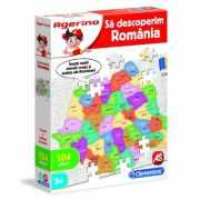Joc educativ sa descoperim Romania 104 piese