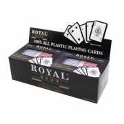 Set 2 pachete de carti Royal Canasta Poker din plastic, As games