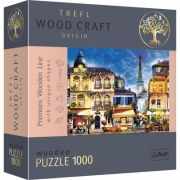 Puzzle din lemn strada franceza 1000 de piese