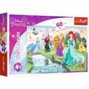 Puzzle Disney Princess intalneste printesa, 60 piese
