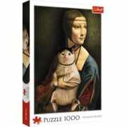 Puzzle Doamna cu pisica 1000 de piese