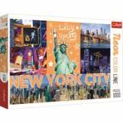 Puzzle New York Neon 1000 de piese, Trefl