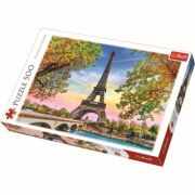 Puzzle romanticul Paris 500 de piese, Trefl