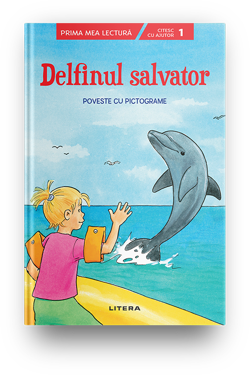Delfinul salvator. Poveste cu pictograme (Nivelul 1)