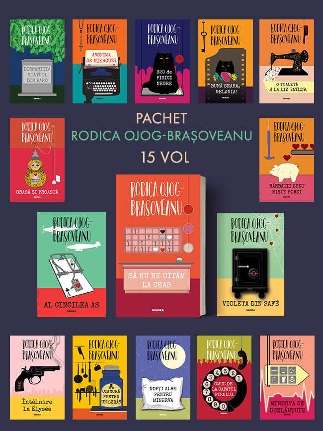 Pachet polițist Rodica Ojog-Brașoveanu 15 vol