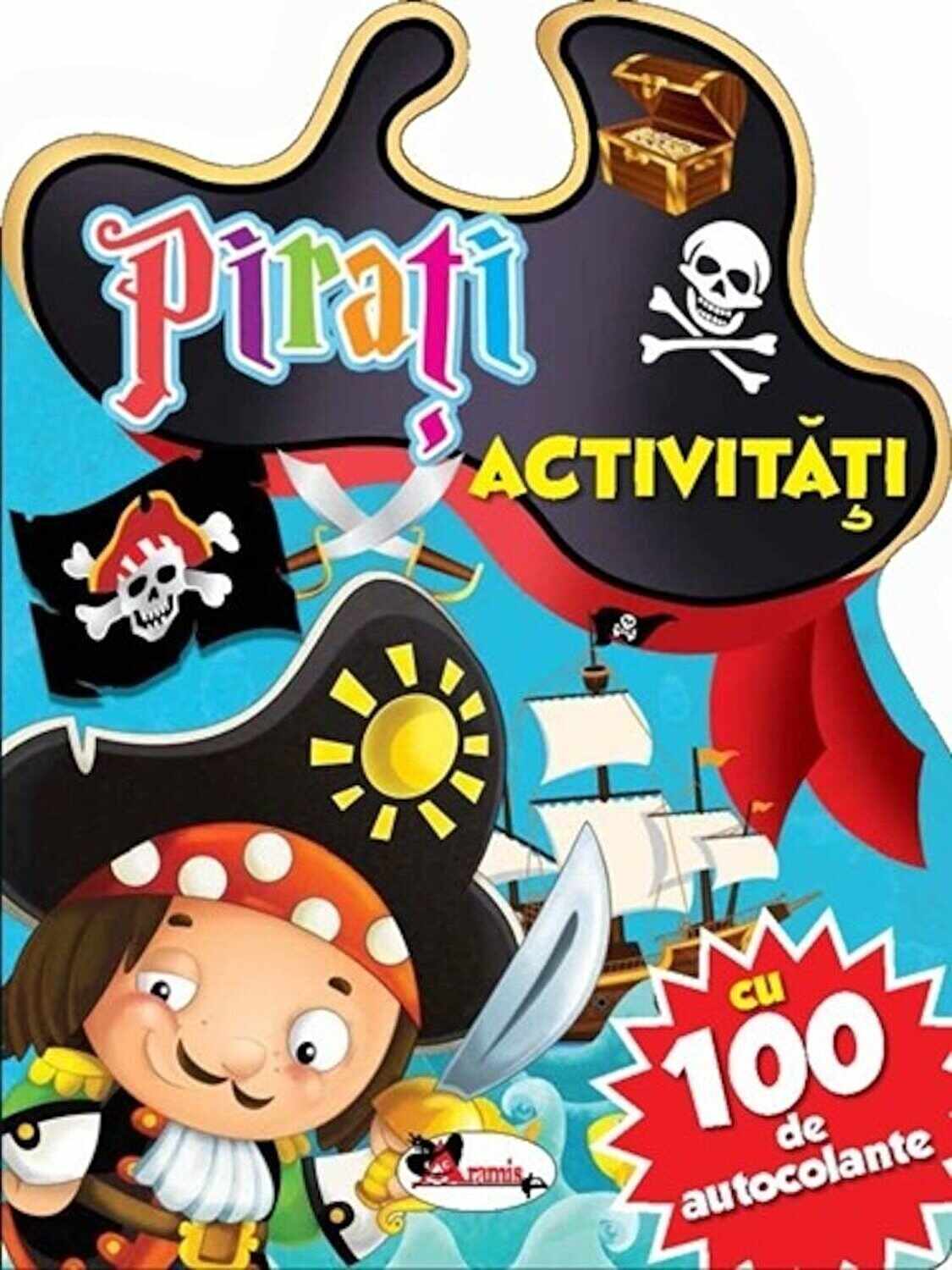 Pirati - Activitati cu 100 de autocolante | 