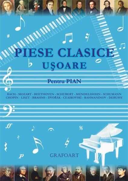 Piese clasice usoare pentru pian | 