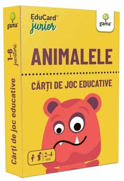Carti de Joc Educative - Animalele | 