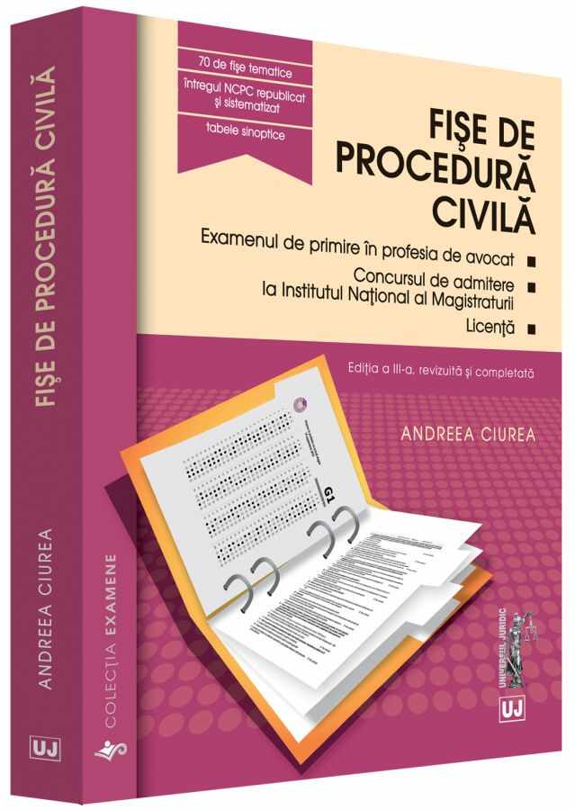 Fise de procedura civila | Andreea Ciurea
