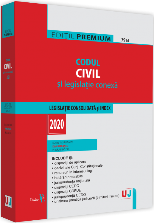 Codul civil si legislatie conexa 2020. Editie Premium | Dan Lupascu