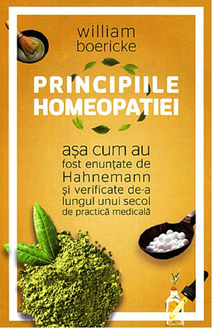 Principiile homeopatiei | William Boericke